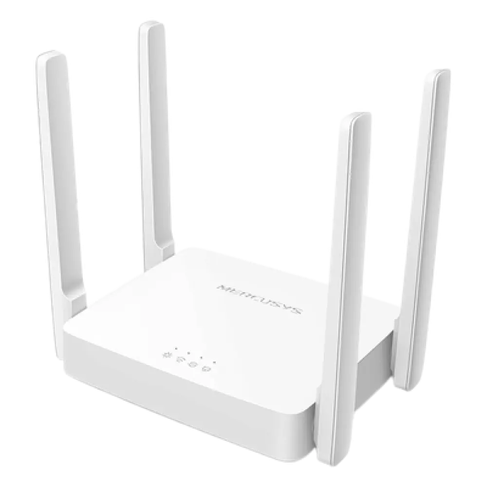 Router Inalámbrico / Wi-Fi 5 AC1200 / Dual Band 2.4 GHz y 5 GHz / 4 Antenas 5 dBi / 3 Puertos 10/100 Mbps