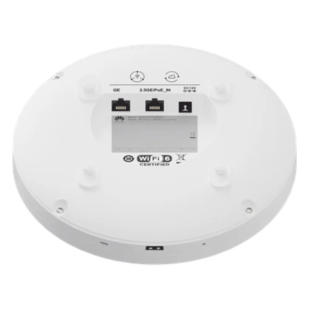 Punto de Acceso Wi-Fi 6 / Triple Radio / 6.575 Gbps / 1536 Clientes / MU-MIMO / Puerto 2.5 Gbps / USB / BLE / Sin Licencias