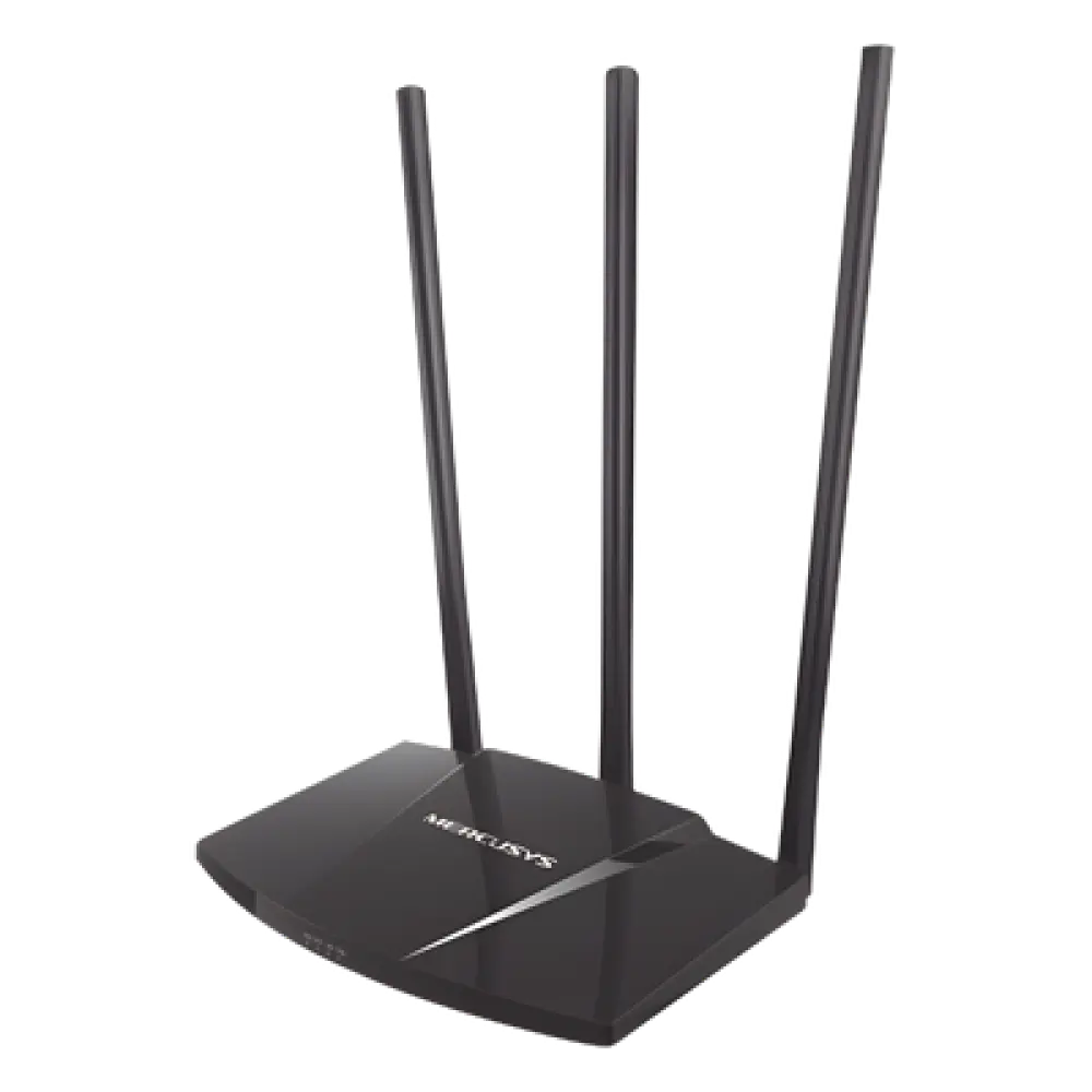 Router Inalámbrico N / 300 Mbps / 3 Antenas 7 dBi / 1 Puerto WAN 10/100 / 3 Puertos LAN 10/100 / Chip PA 2x Potencia