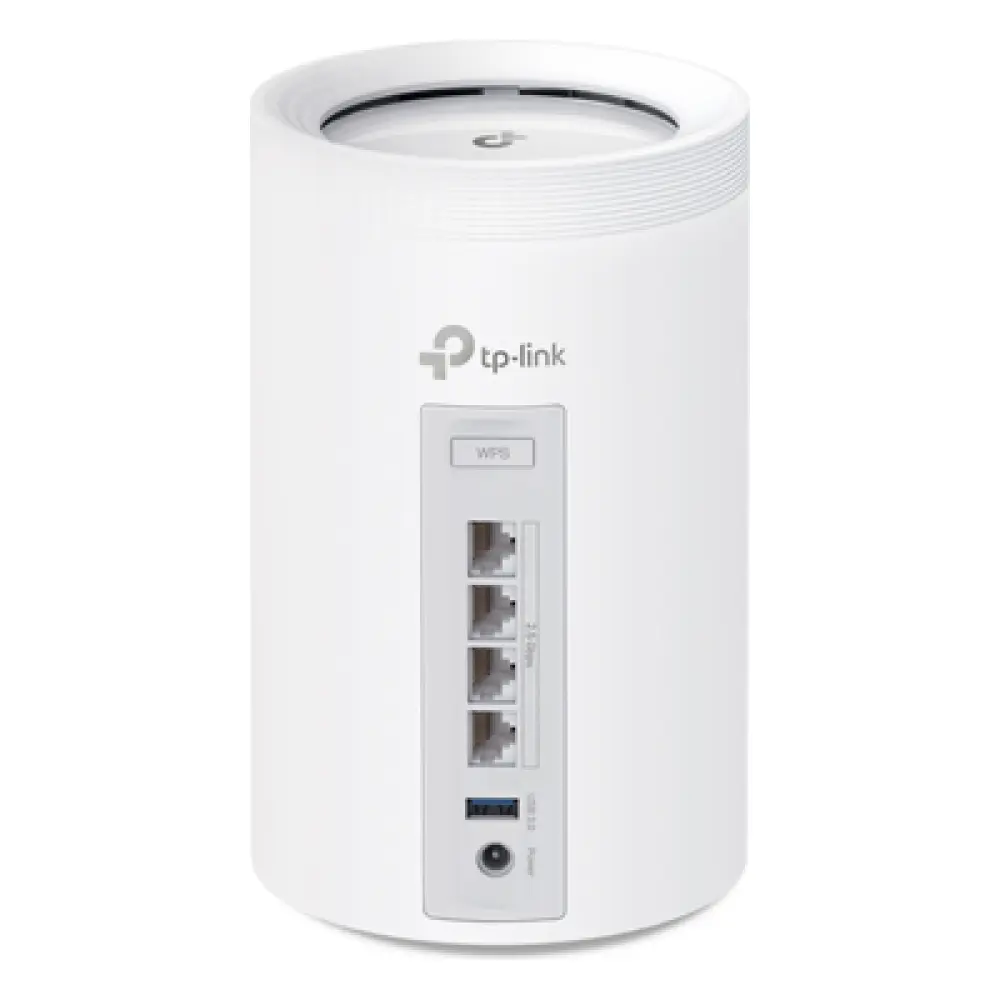 Sistema Mesh Wi-Fi 7 / Triple Banda BE9300 Mbps / 2 Puertos 2.5 Gigabit / 4 Antenas Internas Beamforming / MLO Multi-Link / Cobertura 3 Unidades