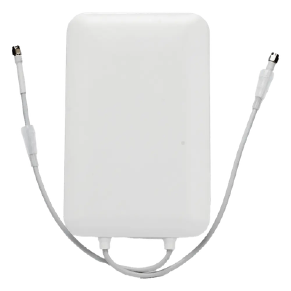 Antena Sectorial / Doble Banda 2.4/5 GHz / Ganancia 15 dBi / Ángulo Horizontal 90° / Conectores RPSMA / Resistente a Viento 60 m/s