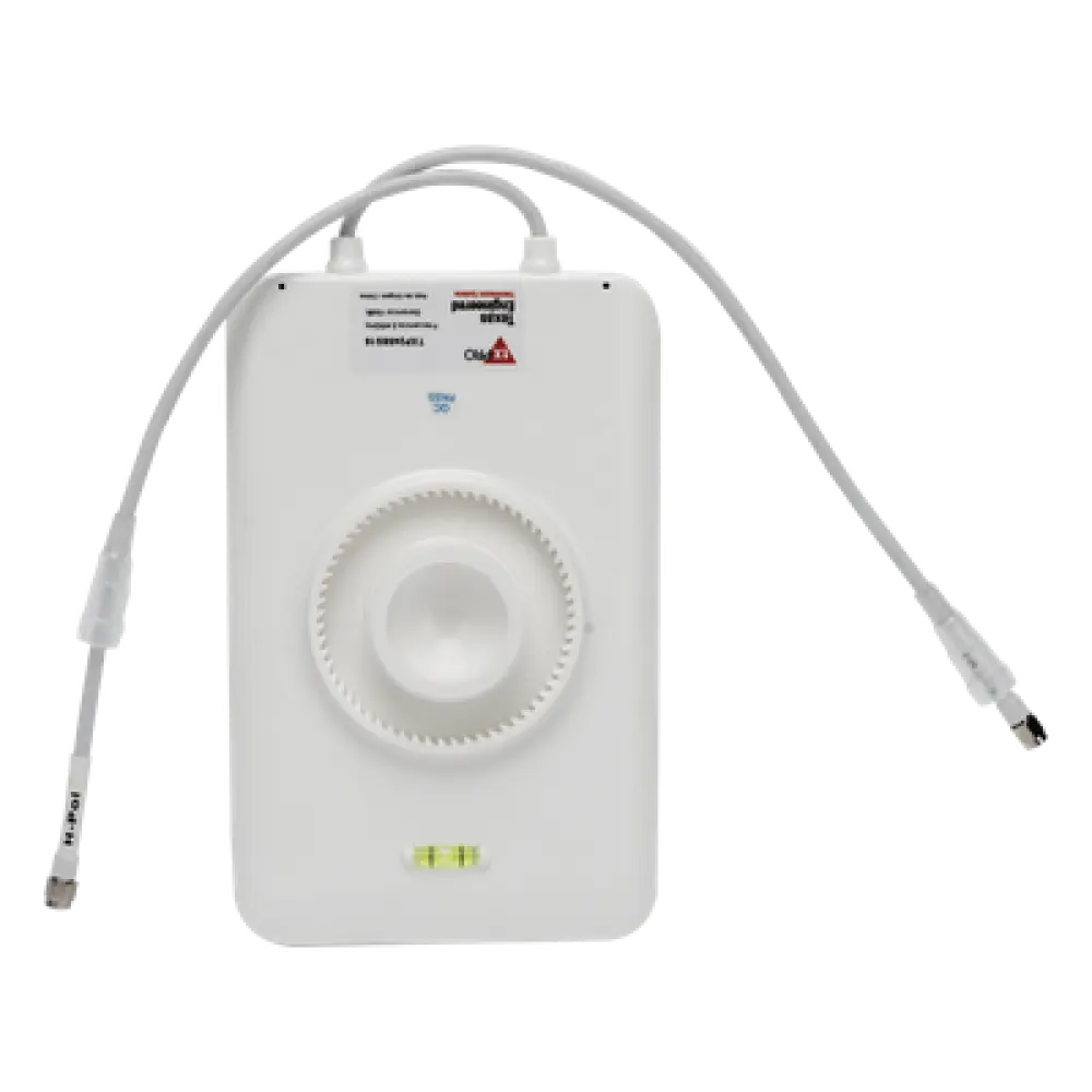 Antena Sectorial / Doble Banda 2.4/5 GHz / Ganancia 15 dBi / Ángulo Horizontal 90° / Conectores RPSMA / Resistente a Viento 60 m/s