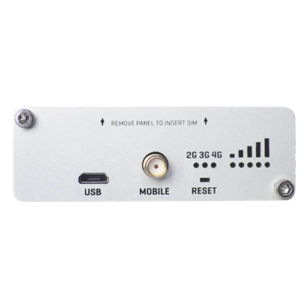 Router Industrial LTE Cat 4 / 150 Mbps / Ethernet Gigabit 10/100/1000 Mbps / ARM Cortex-A7 1.2 GHz / 134 g
