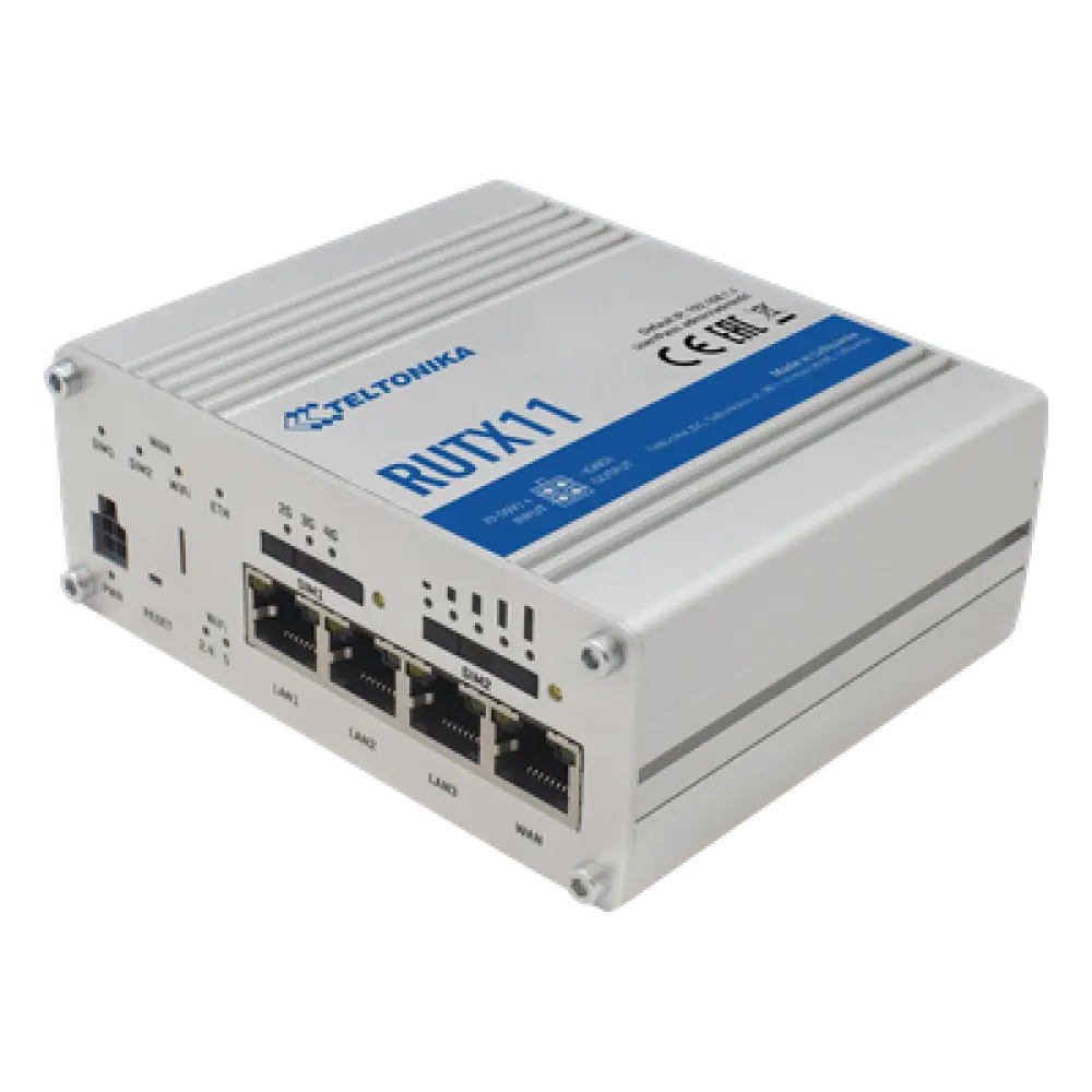 Router Industrial LTE 4.5G Cat 6 / 300 Mbps / WiFi 5 Dual Band / 4 Puertos Gigabit / Doble SIM / GNSS / PoE / -40°C a 75°C