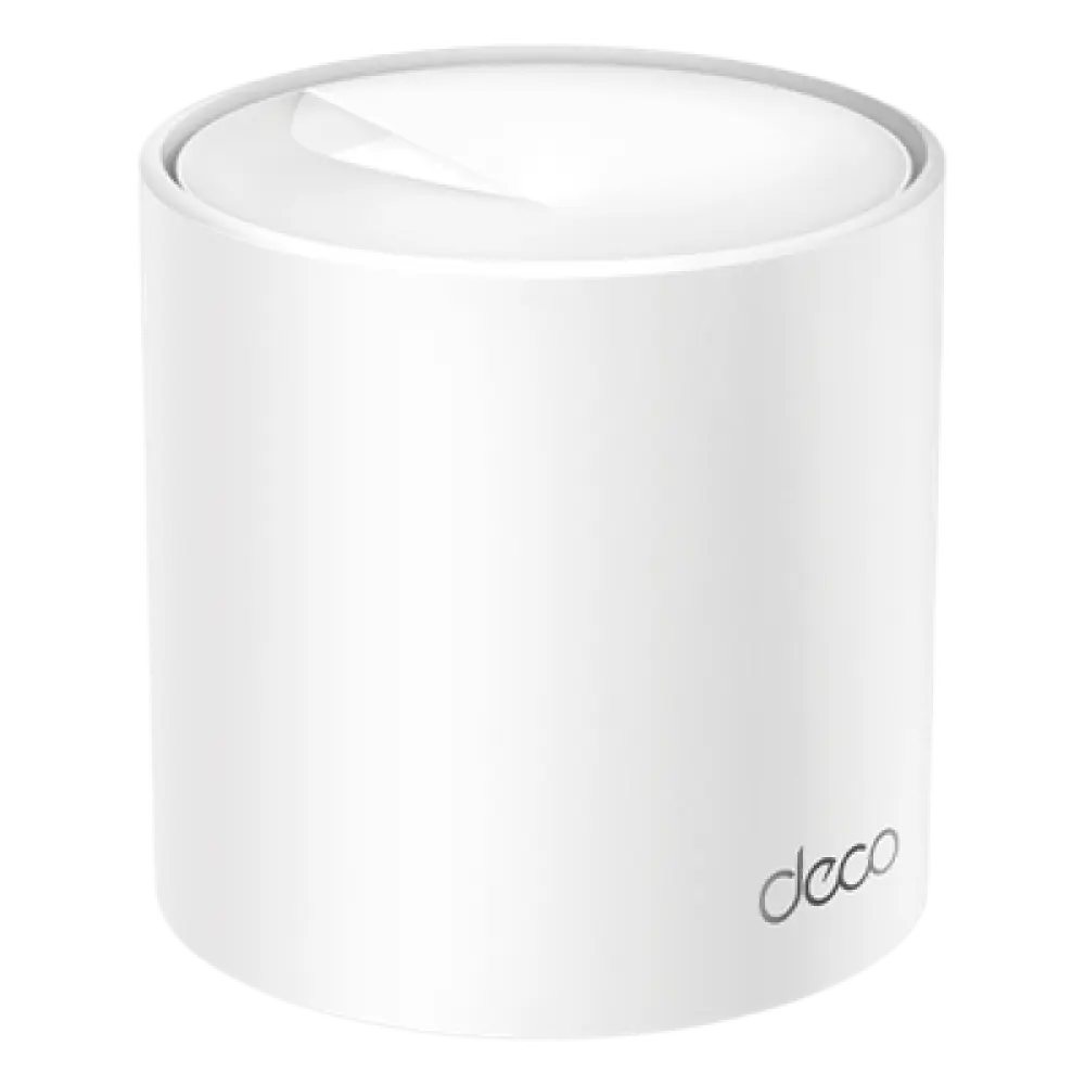 Router MESH Wi-Fi 6 / AX1500 Mbps / Doble Banda / 2 Puertos Gigabit WAN/LAN / 2 Antenas Internas / App Deco