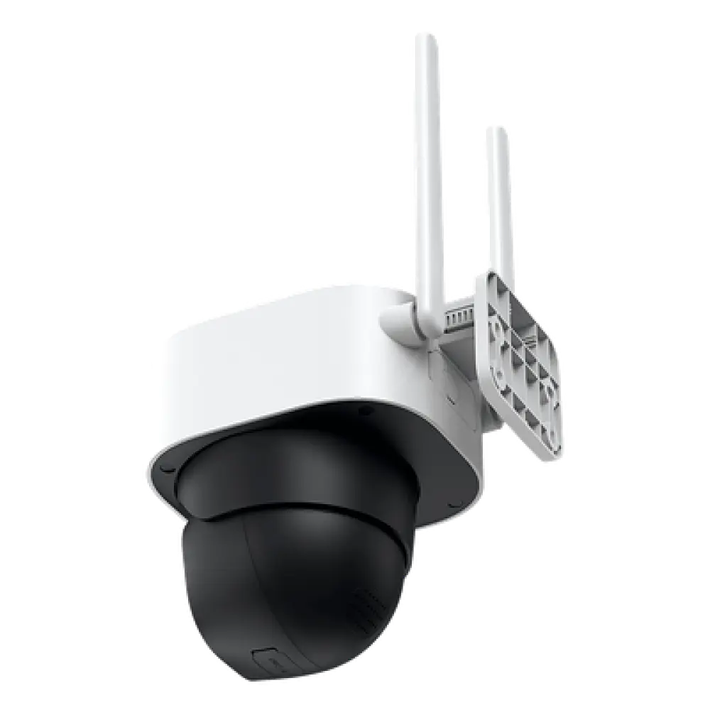 Cámara PT de Batería / 4 MP / 4G LTE-FDD / Solar 5W / Color 10 m (32.8 ft) / Audio Bidireccional / IP65