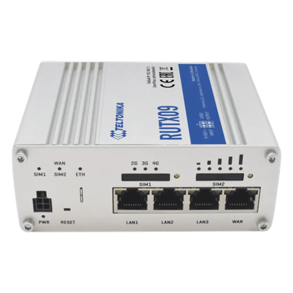 Router Industrial LTE 4.5G Cat 6 / 300 Mbps / 4 Puertos Gigabit / Dual SIM / GNSS / PoE / -40°F a 167°F