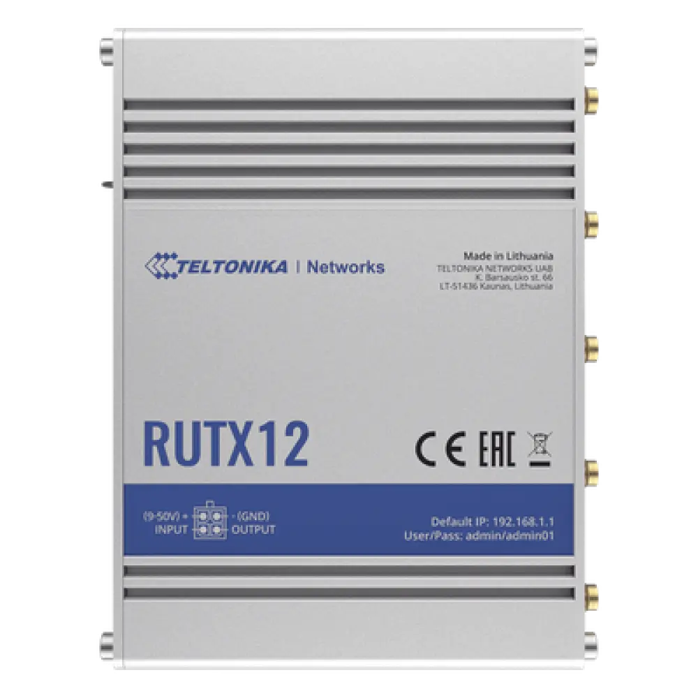 Router Industrial Dual LTE Cat 6 / 600 Mbps / 5 Puertos Gigabit / WiFi 5 Doble Banda / Doble SIM / GNSS / PoE / -40°F a 167°F