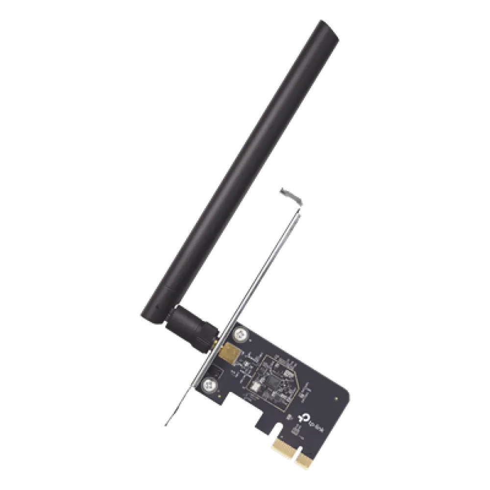 Adaptador PCI Express Inalámbrico / Dual Band AC 600 Mbps / MU-MIMO / Antena Omnidireccional 2 dBi / WPA3 / Perfil Bajo y Completo