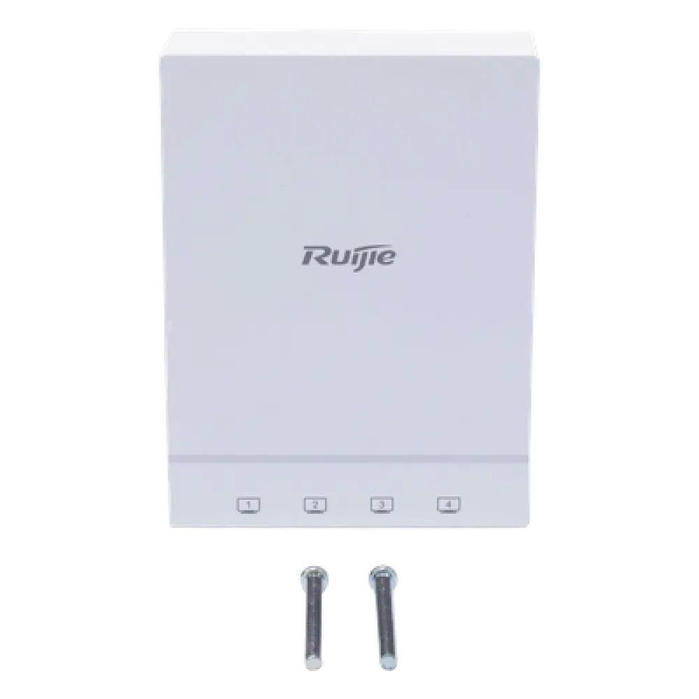 Punto de Acceso Wi-Fi 6 / Hasta 1.7 Gbps / Doble Banda 2.4+5 GHz / 2x2 MU-MIMO / 4 LAN + 1 WAN PoE / Montaje en Pared
