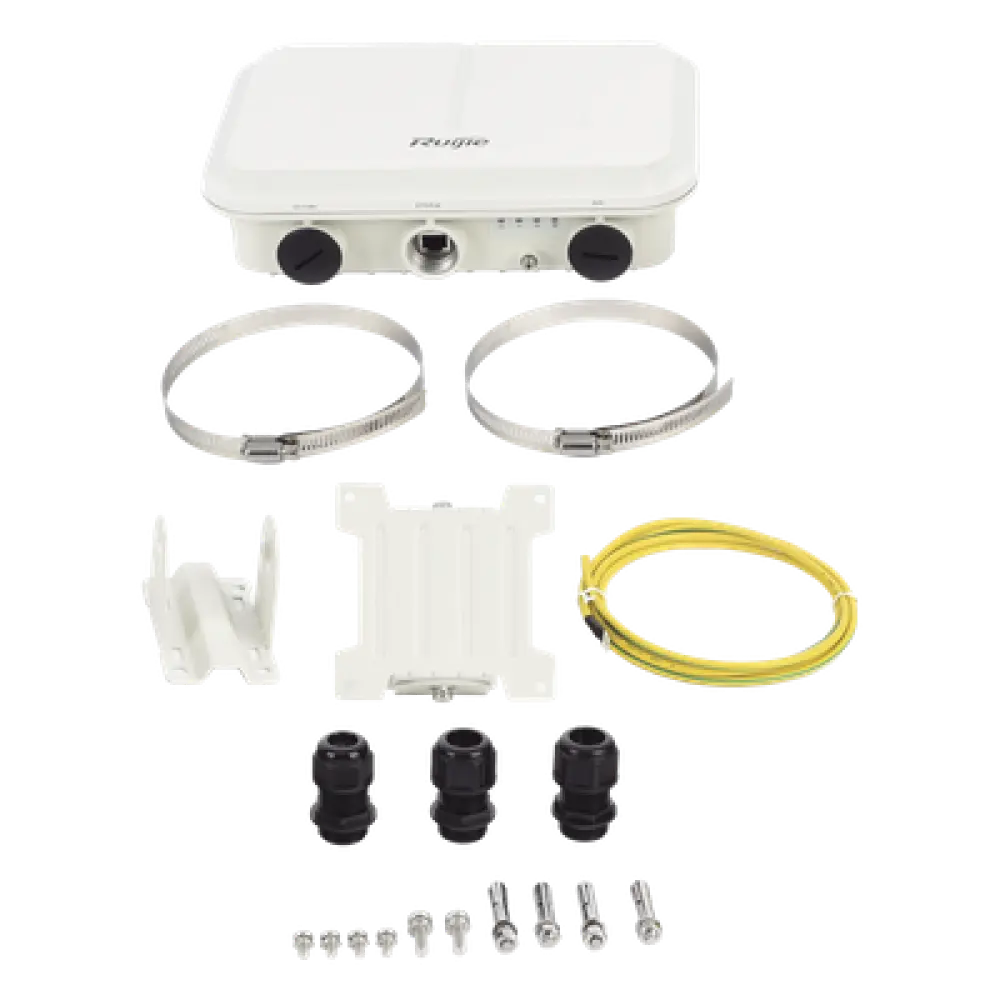 Punto de Acceso Wi-Fi 6 / Sectorial 60° / Hasta 1775 Mbps / Dual Banda 2.4/5 GHz / PoE + SFP Uplink / IP68