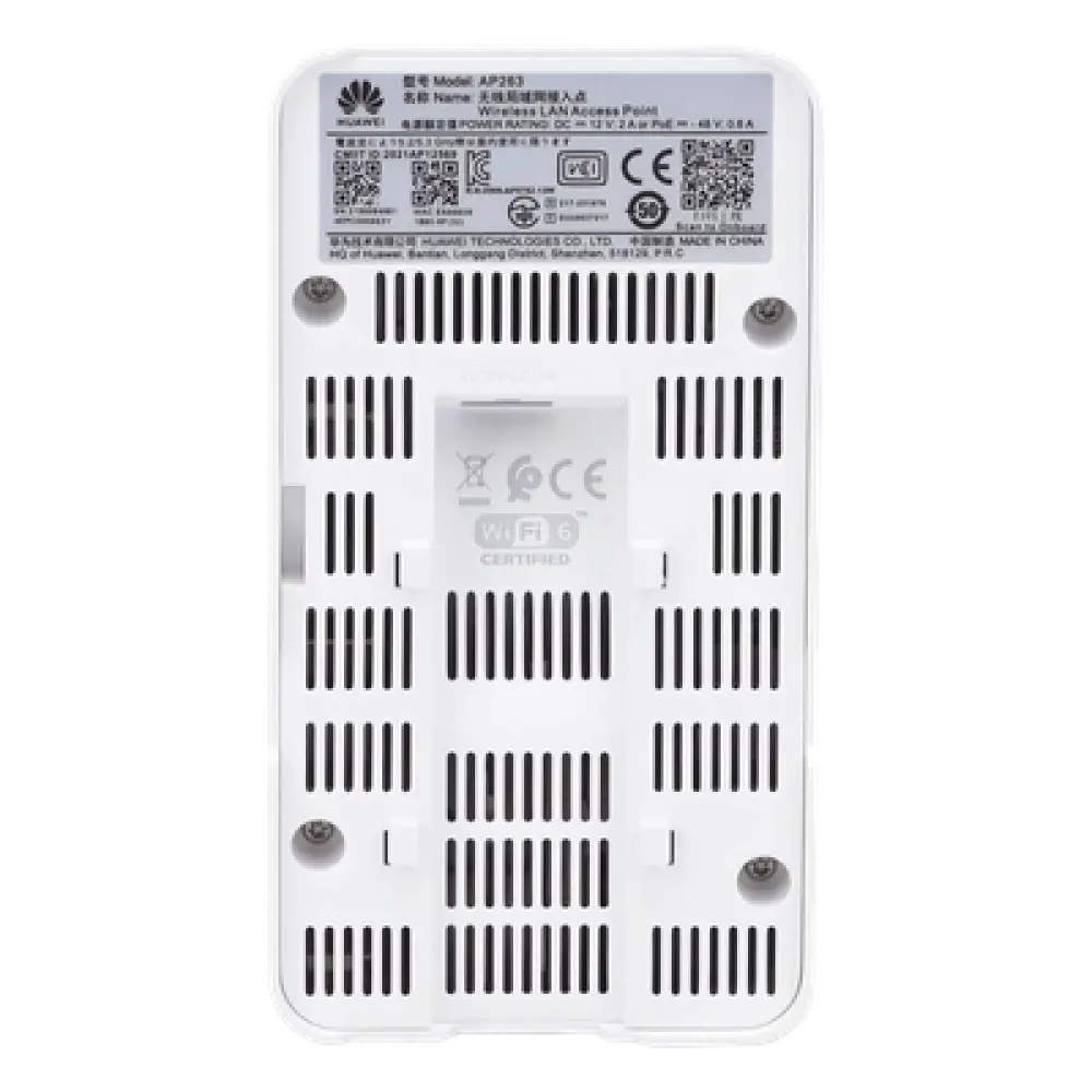Punto de Acceso Wi-Fi 6 / 2.975 Gbps / MU-MIMO 2x2:2 (2.4GHz y 5GHz) / 1 Puerto 10/100/1000 Mbps (PoE In) / 1 Puerto 10/100/1000 Mbps LAN / Puerto USB / Smart Antenna 20% más cobertura / Instalación en pared / Administración en nube