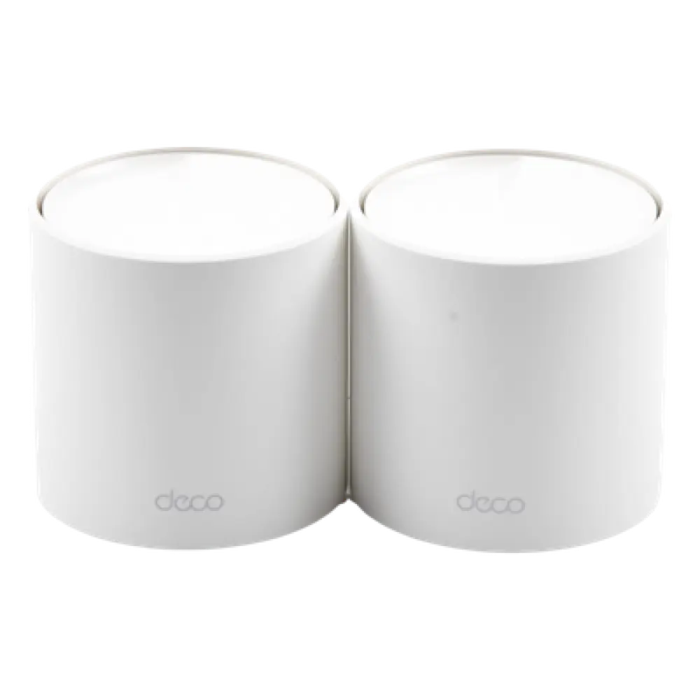 Sistema Mesh Wi-Fi 6 / AX1800 Mbps / 4 Flujos Simultáneos / 2 Puertos Gigabit WAN/LAN Auto-Detección / 2 Antenas Internas / Administración App Móvil