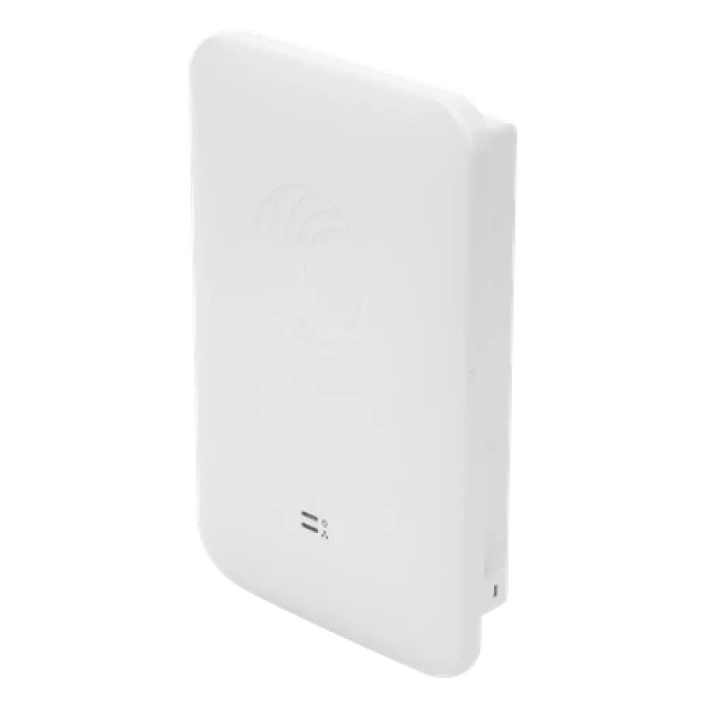 Access Point WiFi cnPilot e500 para exterior, IP67 grado industrial, Filtros para coexistencia con redes LTE, doble banda, antena omidireccional y puerto PoE secundario
