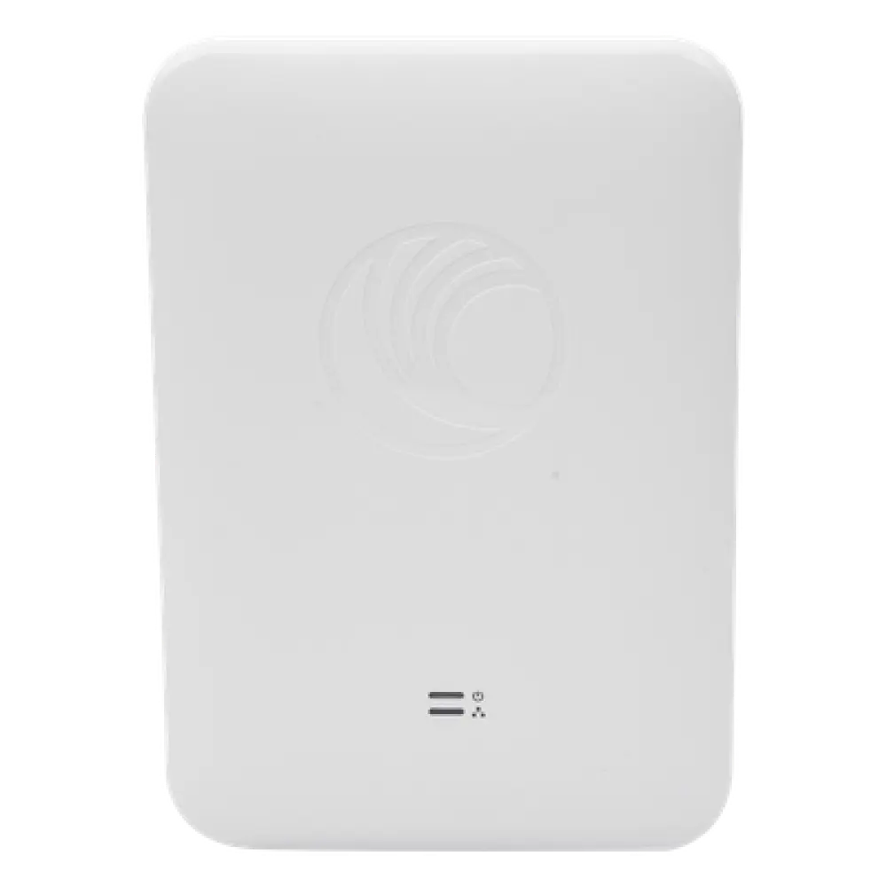 Access Point WiFi cnPilot e500 para exterior, IP67 grado industrial, Filtros para coexistencia con redes LTE, doble banda, antena omidireccional y puerto PoE secundario