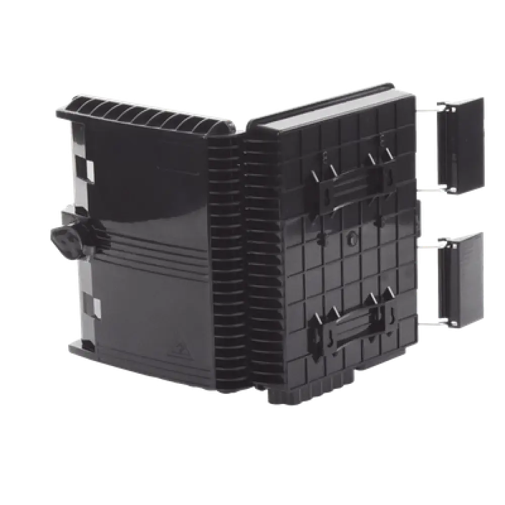 Caja de Empalme para Fibra Óptica / 24 Fusiones / IP65 / Splitter 1x8 SC/APC / 12 Puertos Drop / -40°C a +85°C