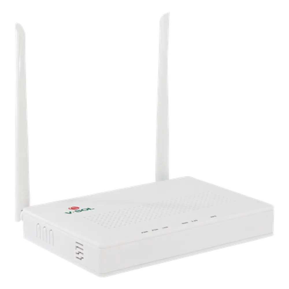 ONU Dual G/EPON / Wi-Fi 2.4 GHz / 4 Puertos LAN Gigabit / 2 Antenas 5 dBi / Gestión Remota / Consumo 10W