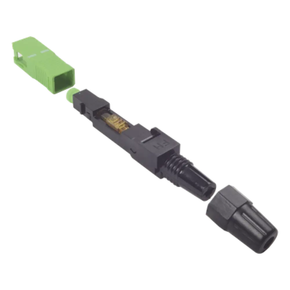 Conector Rápido de Campo / SC/APC / Monomodo / Pre-Pulido / Re-Terminable / FTTx / -40 a 70°C