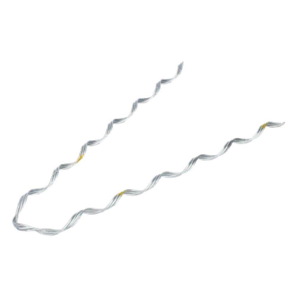 Remate Preformado para Fibra Óptica / Acero Galvanizado / 300 mm / Mini-ADSS 6-7 mm / Span 80 m (262.5 ft) / 3 Hilos