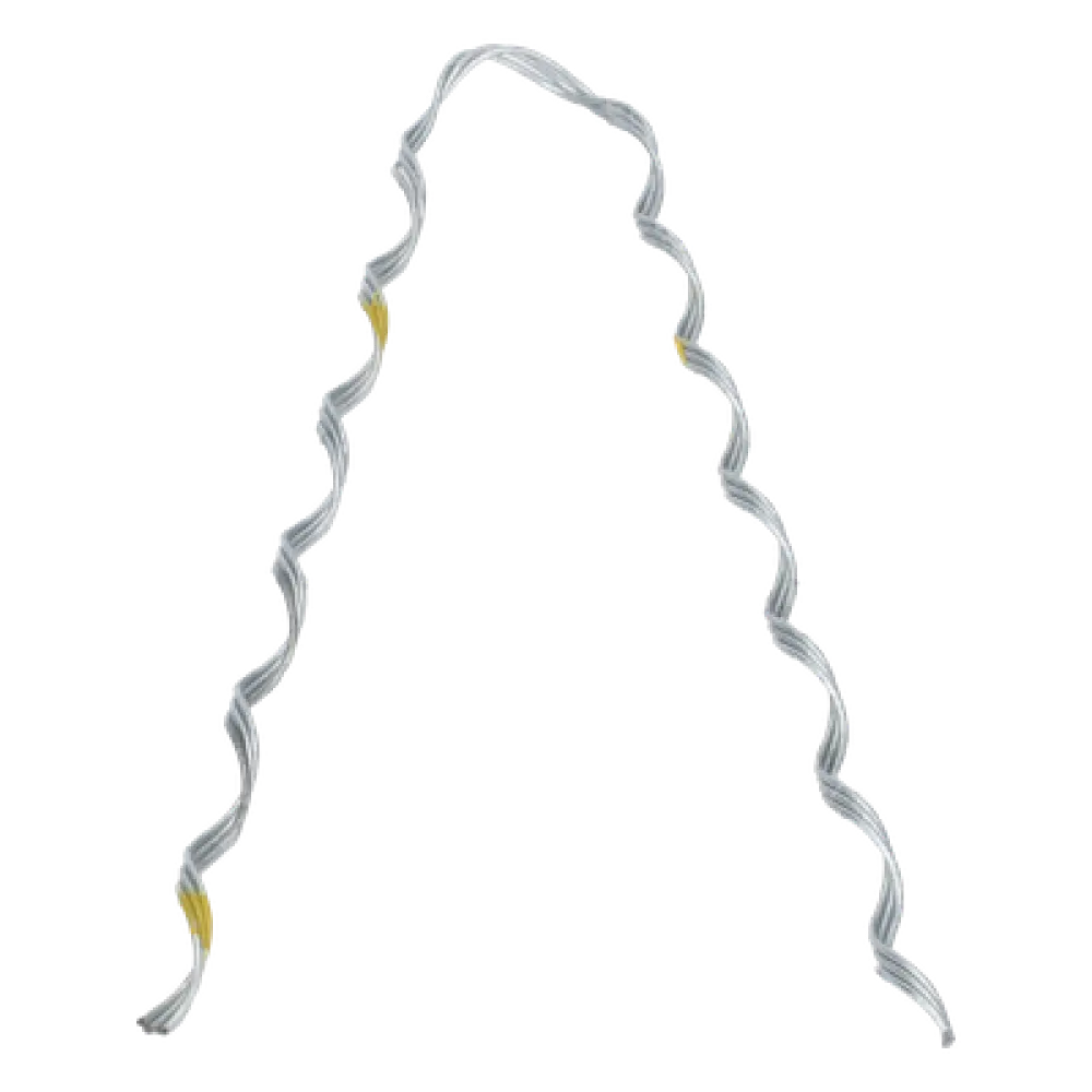 Remate Preformado para Fibra Óptica / Acero Galvanizado / 300 mm / Mini-ADSS 6-7 mm / Span 80 m (262.5 ft) / 3 Hilos