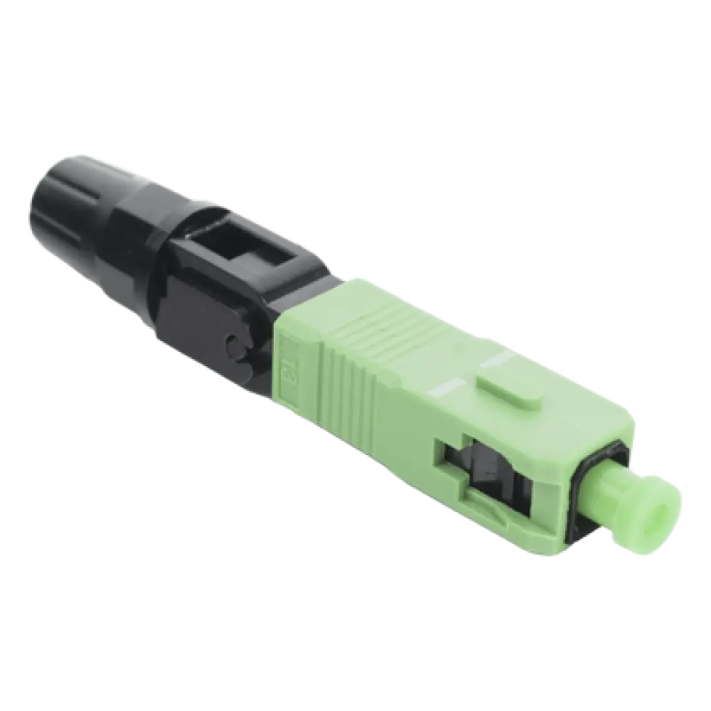 Conector de Fibra Óptica / SC/APC / Monomodo / 900µm, 2.0mm, 3.0mm / Re-terminable / Paquete 10 piezas