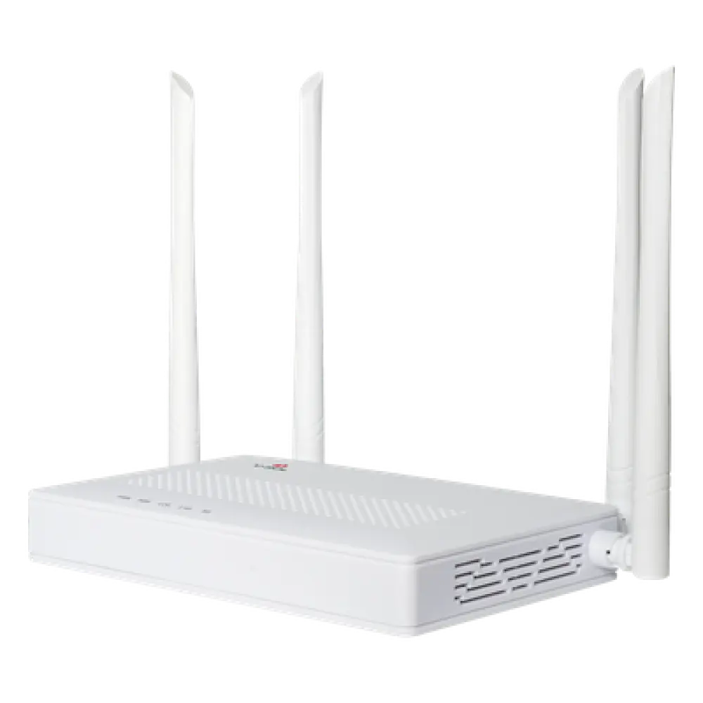 ONU Dual GPON/EPON / Wi-Fi Doble Banda 2.4 y 5 GHz / EasyMesh / 2 Puertos LAN Gigabit / AC1200 / 4 Antenas 5 dBi