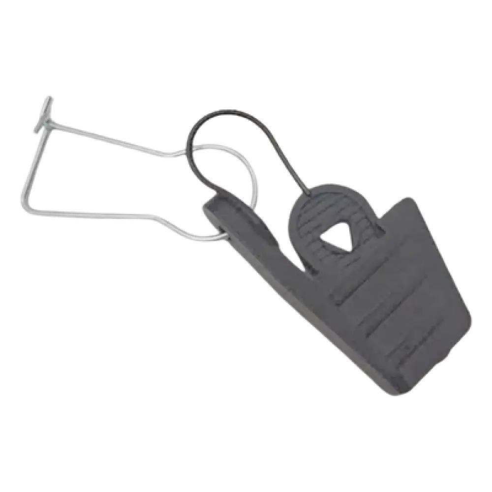 Tensor para Fibra Óptica / Drop Plana 5x2 mm / Redonda 3 mm / Tensión 500 N / Acero Inoxidable 201 / UV Resistente