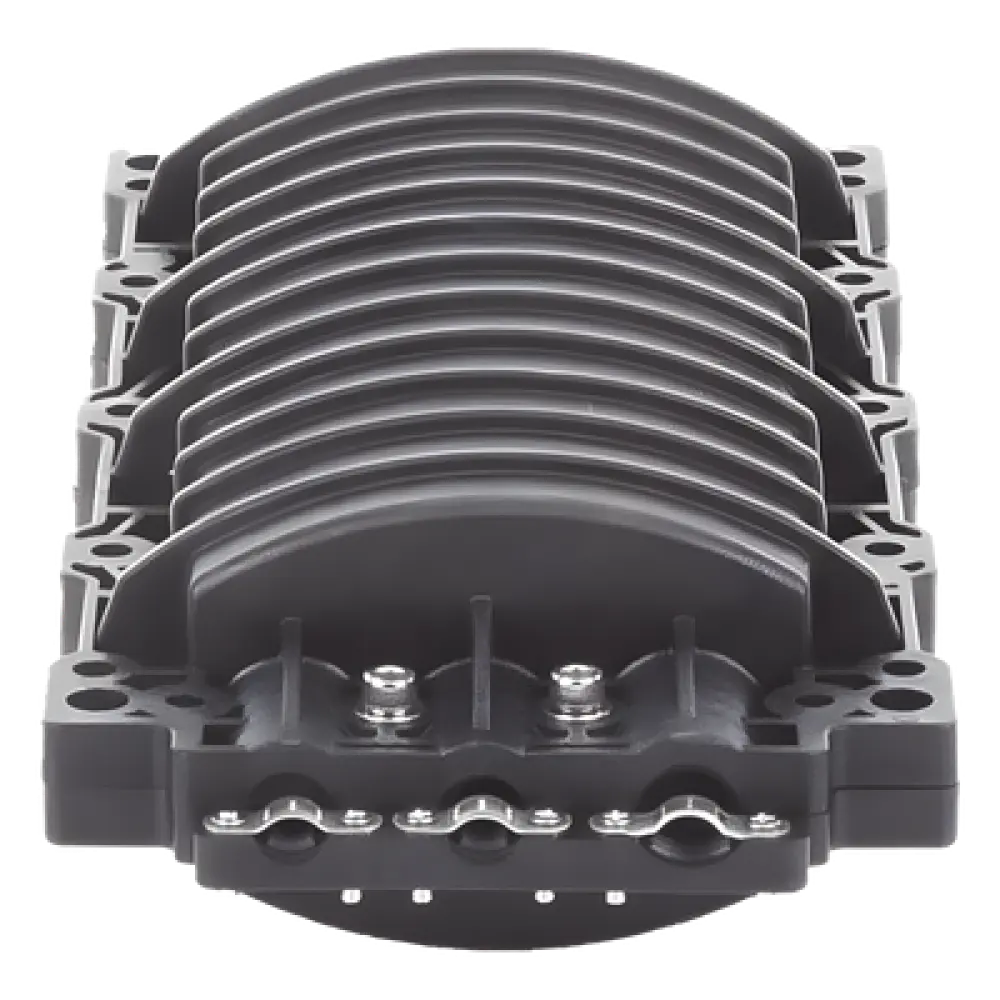 Caja de Distribución de Fibra Óptica Horizontal / 96 Empalmes / IP68 / 3 Puertos / 7-15 mm