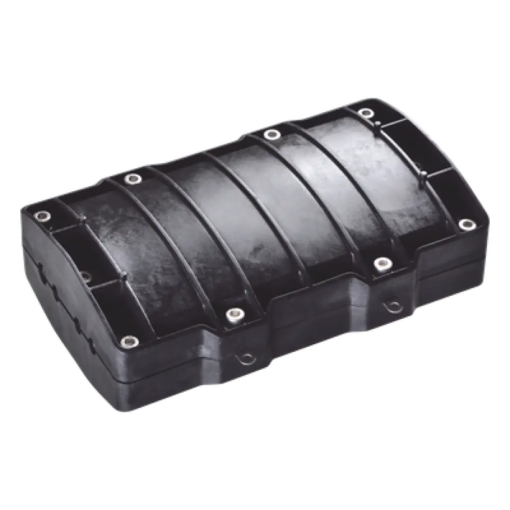 Caja de Distribución de Fibra Óptica Horizontal / 48 Empalmes / IP68 / 0.92 x 0.59 x 0.28 ft
