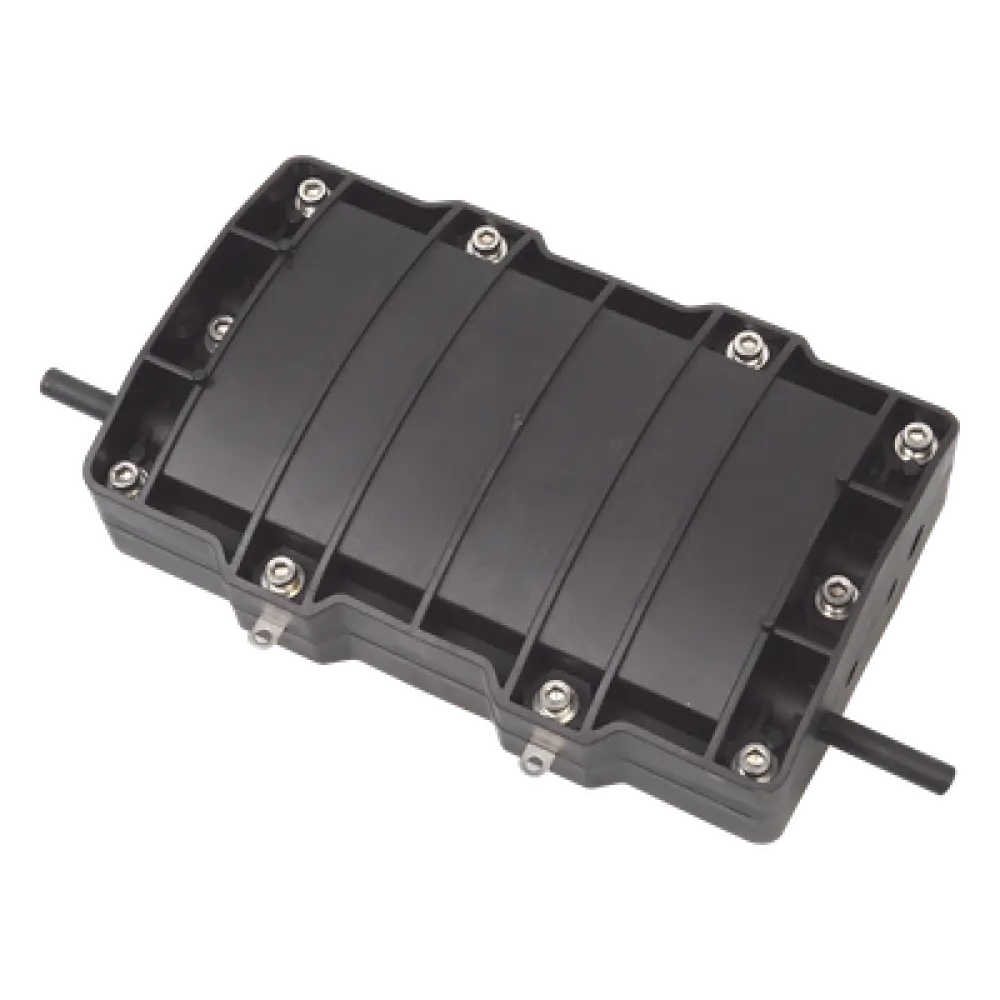 Caja de Distribución de Fibra Óptica Horizontal / 48 Empalmes / IP68 / 0.92 x 0.59 x 0.28 ft