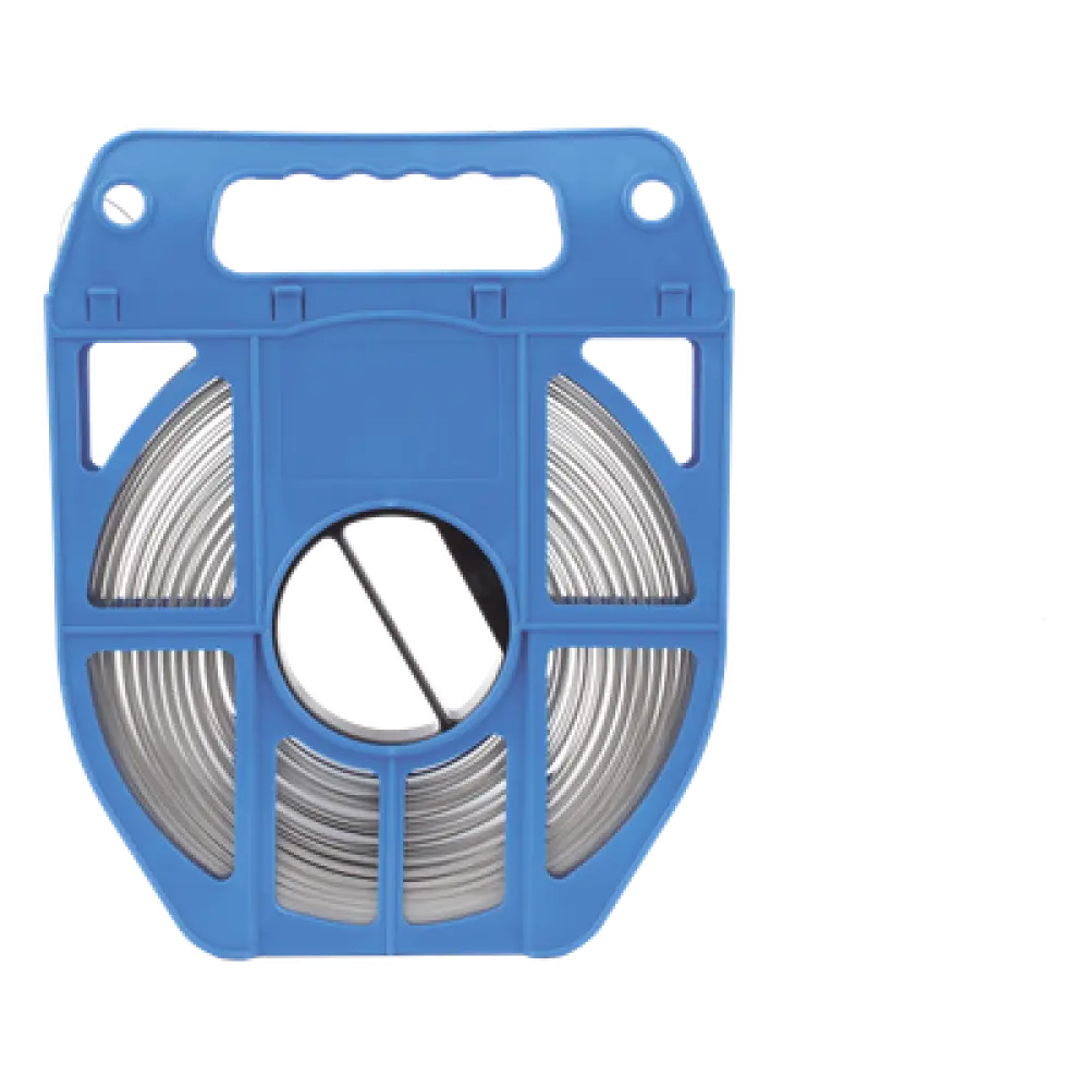 Fleje de Acero Inoxidable / 5/8 pulgadas / 0.70 mm / 30.5 m (100 ft) / Tensión 6.1 kN / Bobina 2.76 kg