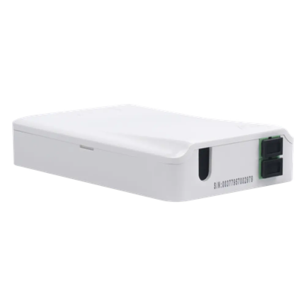 Caja Terminal de Fibra Óptica / 2 Puertos SC/APC / IP30 / Montaje en Pared / 3.07 x 4.72 x 1.0 in