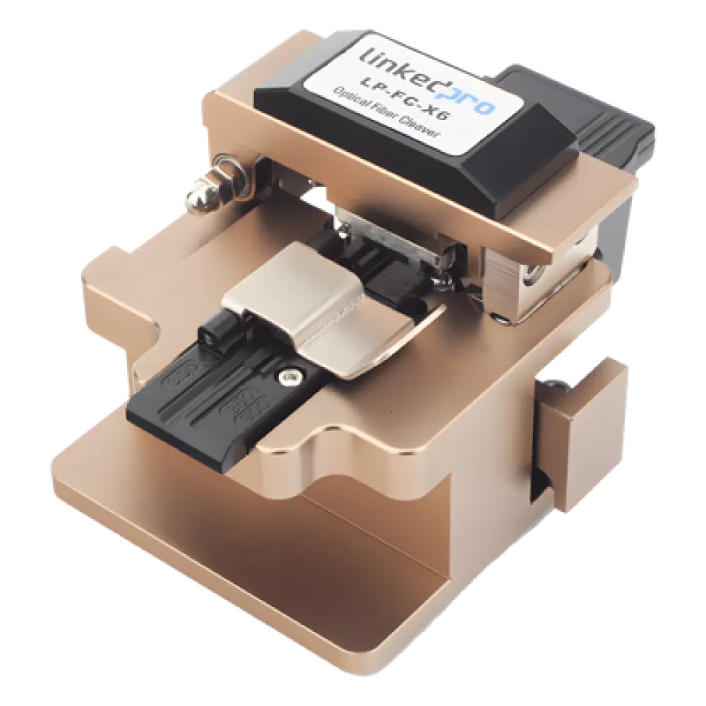 Cortadora de Precisión para Fibra Óptica / 48,000 Cortes / Fibras 250 µm, 900 µm y 3 mm / Recolección de Residuos Integrada / Aluminio y Acero Endurecido