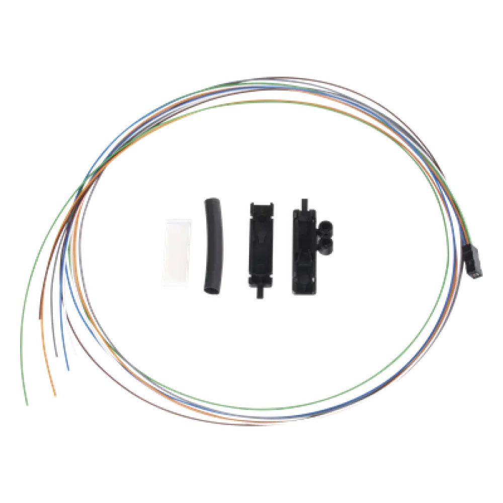 Kit Fan-Out de Fibra Óptica / 6 Fibras / Conversión 250 a 900 Micras / 1 Metro (3.28 Pies)