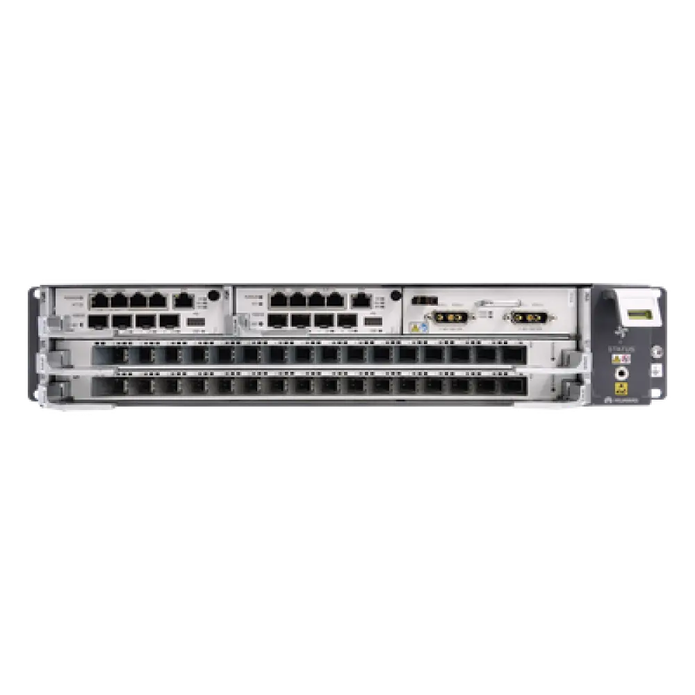 OLT GPON Carrier Class / 16 Puertos GPON SFP C+ / 2 Ranuras / 2 UR / Rango -40°C a +65°C / 105W a 284W
