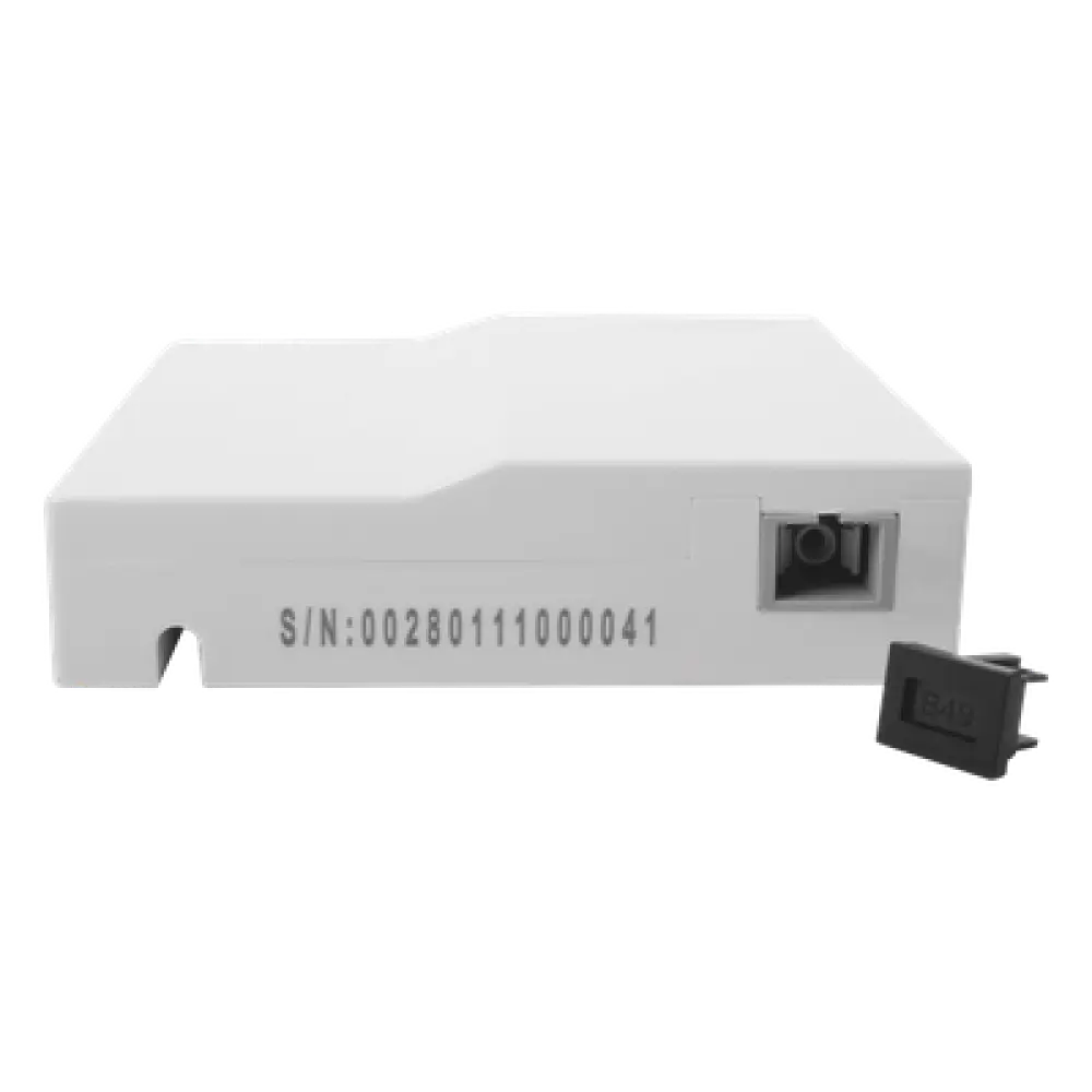 Caja Terminal de Fibra Óptica / Roseta Interior / Acoplador SC/APC / IP30 / 86 x 86 x 23 mm / Cable Drop hasta 4 mm