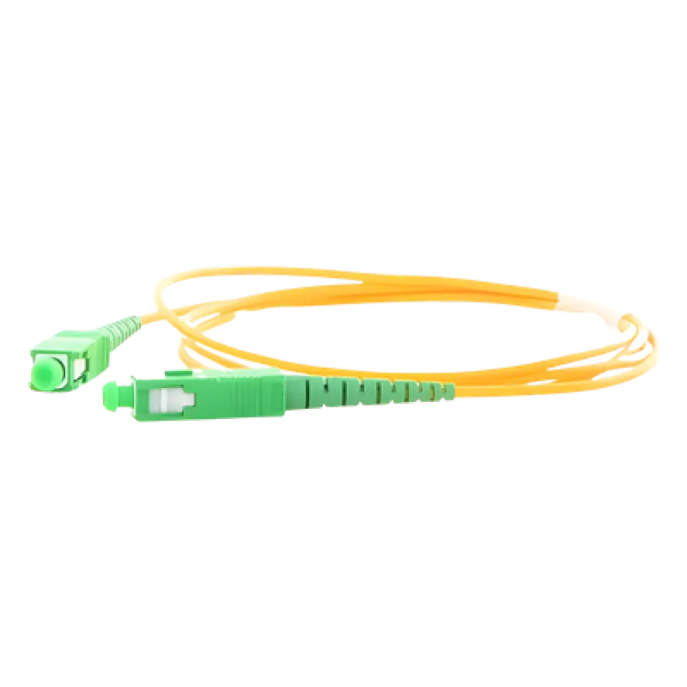 Jumper de Fibra Óptica / Monomodo SC/APC-SC/APC Simplex / 1 m (3.28 ft) / Forro PVC / 2 mm