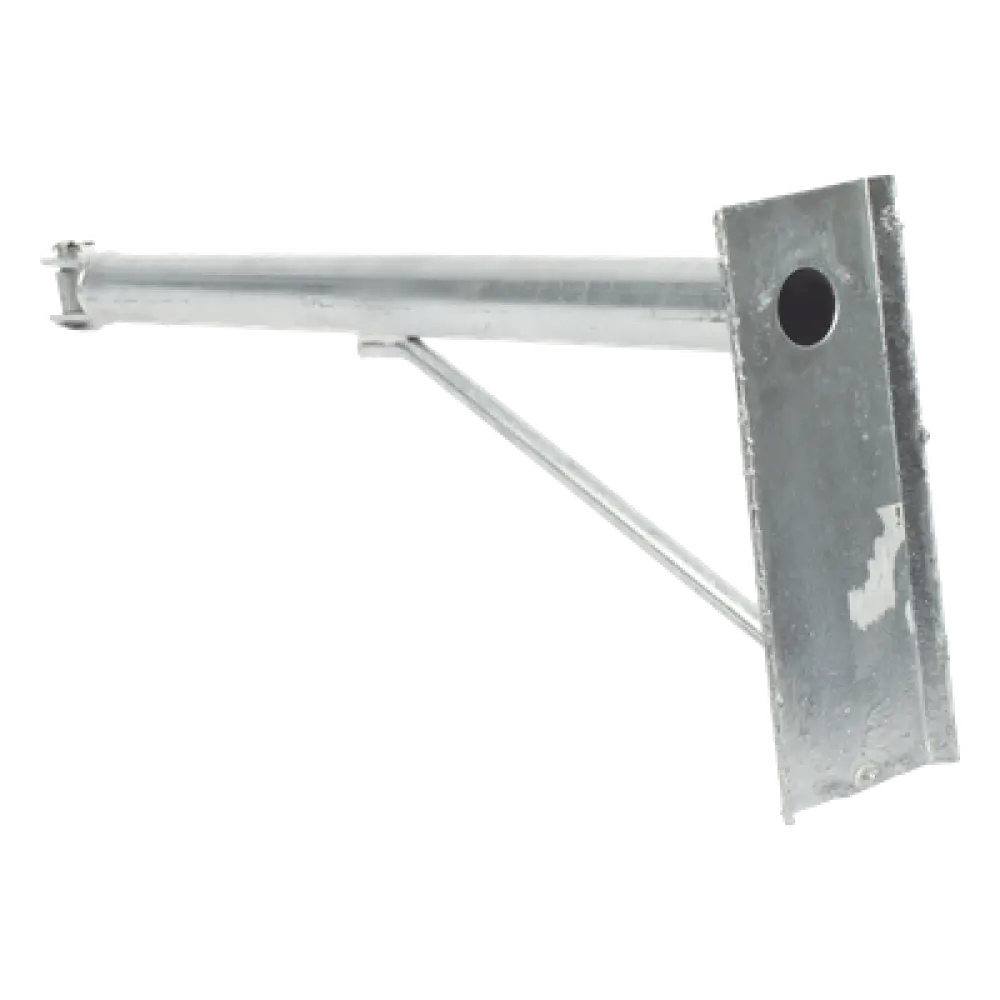 Brazo de Extensión para Fibra Óptica / 60 cm (1.97 ft) / Acero Galvanizado en Caliente / 2.4 kg / Herraje Tipo D / Compatible ADSS, Figura 8