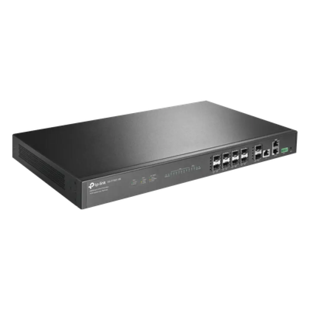 OLT GPON / 8 Puertos PON 2.5G / 2 SFP+ 10GbE / 1 RJ45 Gigabit / División 1:128 / Gestión en la Nube / Fuentes Redundantes AC