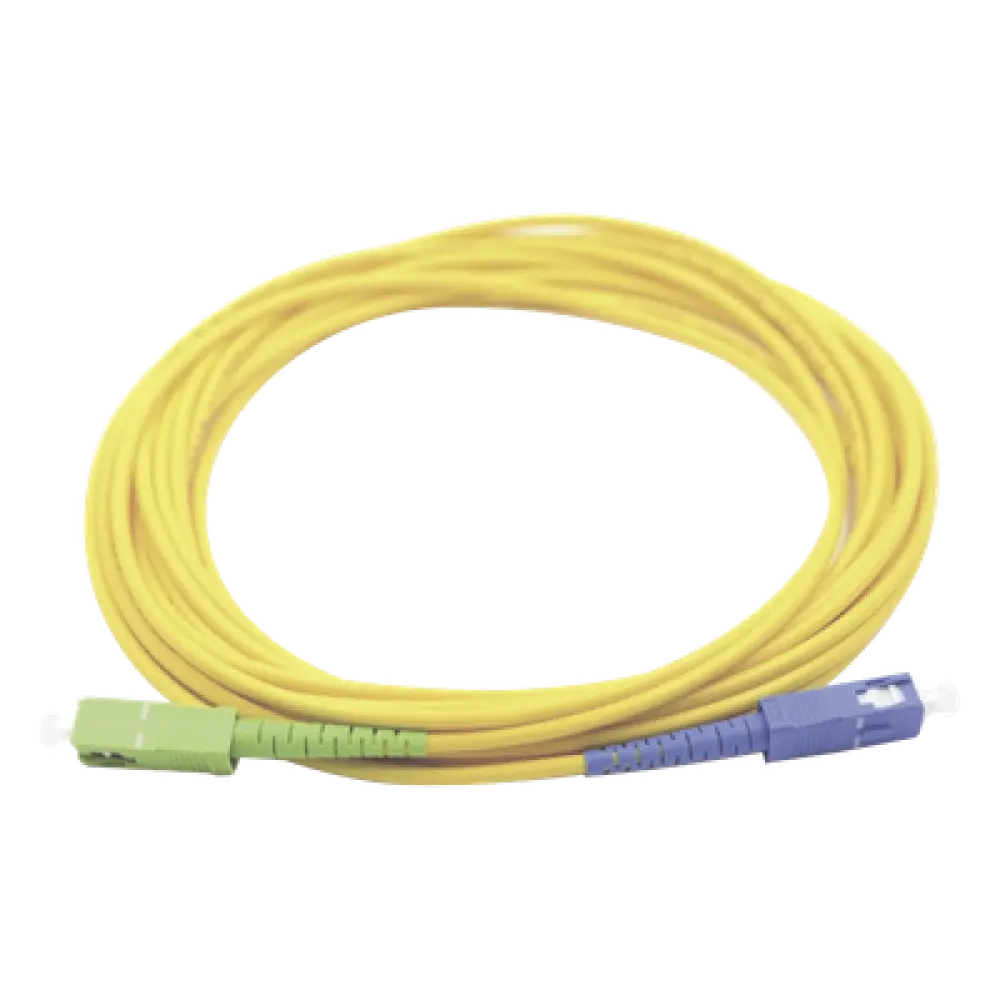 Jumper de Fibra Óptica / Monomodo OS1/OS2 / SC/UPC-SC/APC / Simplex / 3 m (9.84 ft) / PVC Amarillo