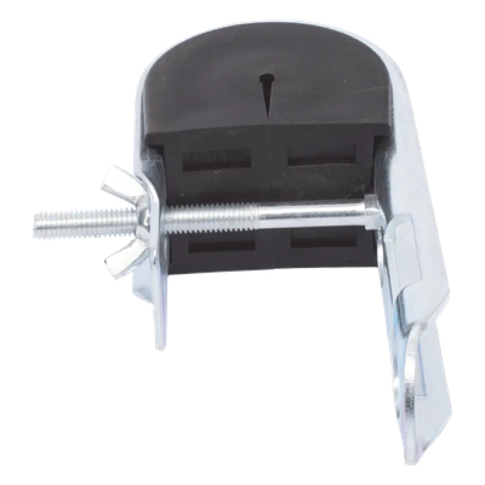 Herraje de Suspensión Tipo J / Fibra Óptica Mini ADSS / Diámetro 6-8 mm / Acero Galvanizado / Neopreno Resistente / 4000 N / Span 100 m (328.1 ft)