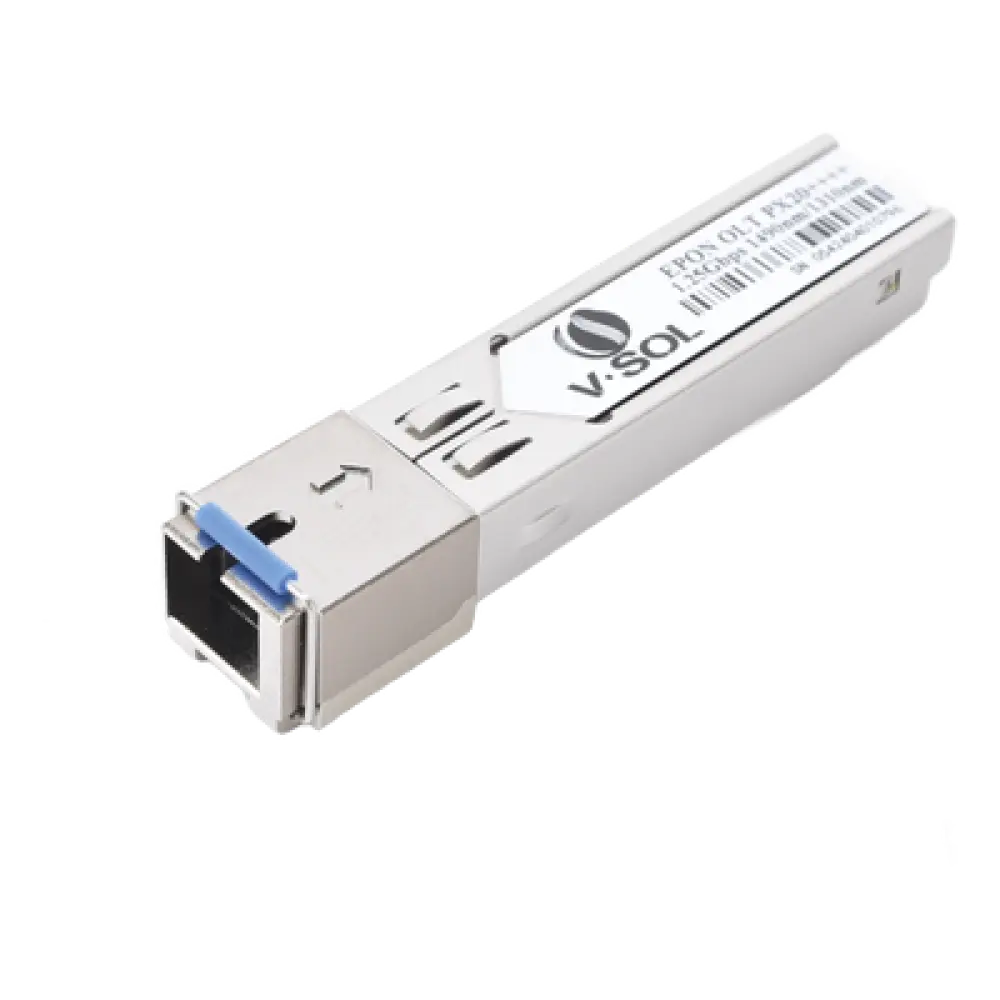 Módulo SFP EPON / PX20++++ / 1.25 Gbps Simétrico / Alcance 20 km (65,616 ft) / Potencia Óptica +9 a +13 dBm / SC/UPC / Longitud de Onda TX 1490nm RX 1310nm