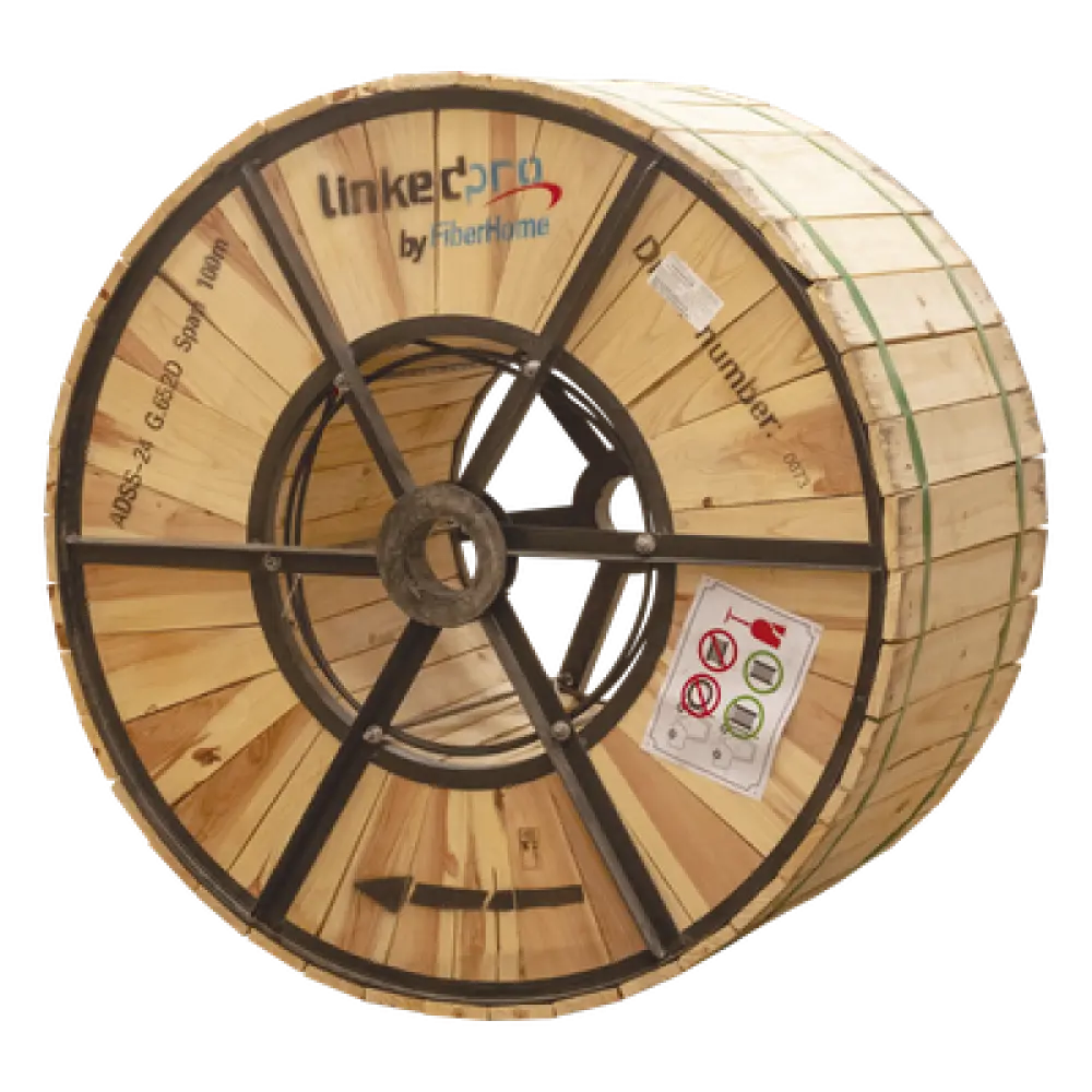 Cable de Fibra Óptica ADSS / Monomodo G.652D / 12 Hilos / Armadura Anti-Roedor / Span 200 m (656.2 ft) / Tensión 7000N / Anti-Tracking 110kV