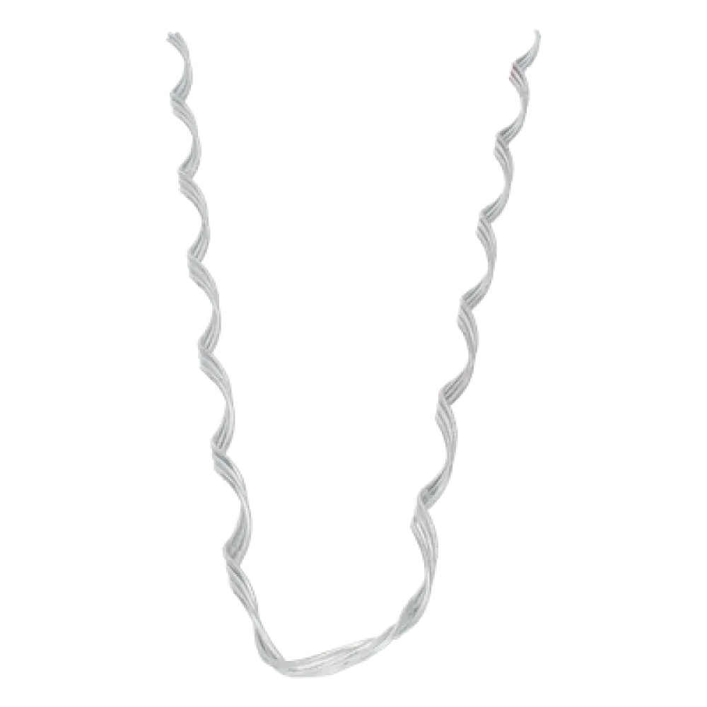 Remate Preformado para Fibra Óptica / Acero Galvanizado / Diámetro 5.5 - 6.5 mm / Span 80 m (262.5 ft) / Longitud 300 mm / Identificador Rojo