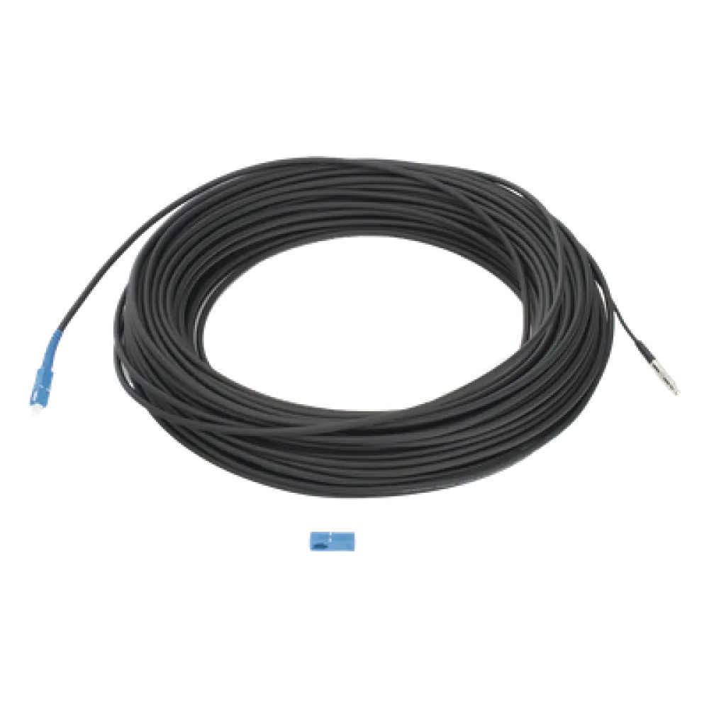 Cable de Fibra Óptica Drop / G.657A2 / Monomodo Simplex / 100 m (328.08 pies) / SC/UPC-SC/UPC / LS0H / Interior-Exterior