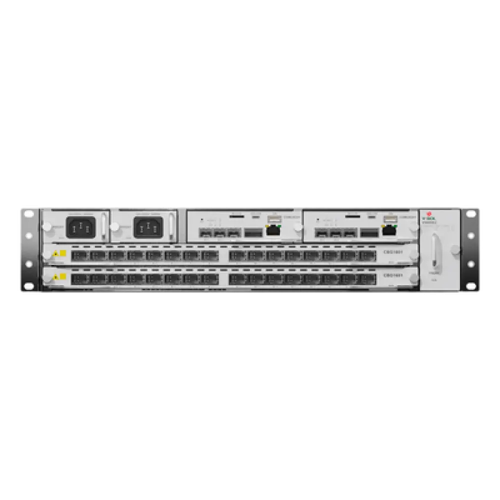 OLT Chasis Modular / 16 Puertos GPON/XGS-PON Combo / 2 Ranuras Expansibles / Fuente Redundante AC / 2 UR