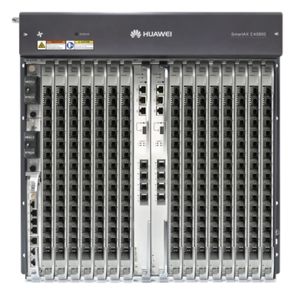 OLT Carrier Class / 16 Puertos GPON C+ / 15 Ranuras / Dual Controladora / Dual Fuente DC / 11 UR / GPON/XG-PON/XGS-PON/P2P 10GE/GE
