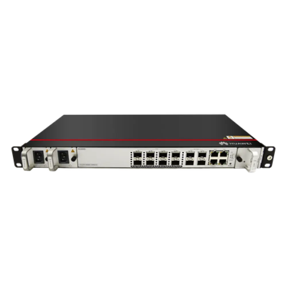 OLT GPON / 8 Puertos GPON Clase C+ / 4 Uplink SFP/SFP+ / Switching 110 Gbit/s / Hasta 1024 ONTs / Doble Fuente AC / Rango -40 °C a +65 °C / 1 UR