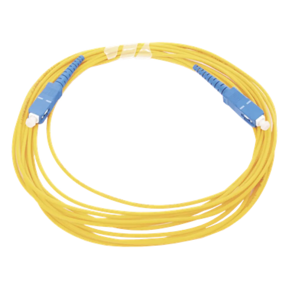 Jumper de Fibra Óptica / SC/UPC a SC/UPC / Monomodo OS2 / Simplex / 5 m (16.40 ft) / 2 mm / PVC