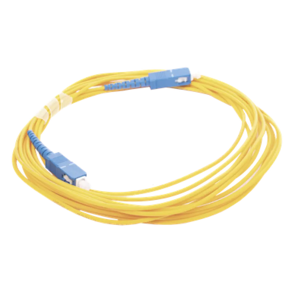 Jumper de Fibra Óptica / SC/UPC a SC/UPC / Monomodo OS2 / Simplex / 5 m (16.40 ft) / 2 mm / PVC